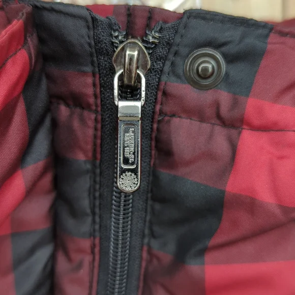 Lauren Ralph Lauren Buffalo Plaid Down Jacket Drawstring Waist Hood Faux… - Picture 11 of 17